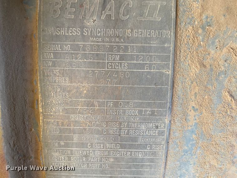 image for item DL1398 EM Bemac 2  generator