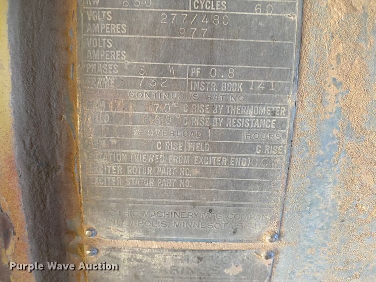 image for item DL1398 EM Bemac 2  generator