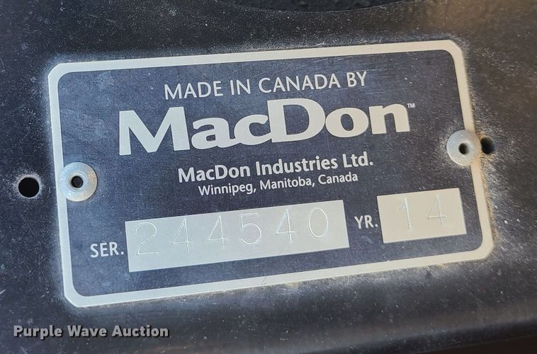 image for item FW9742 2014 MacDon FDS75-S  flex draper head