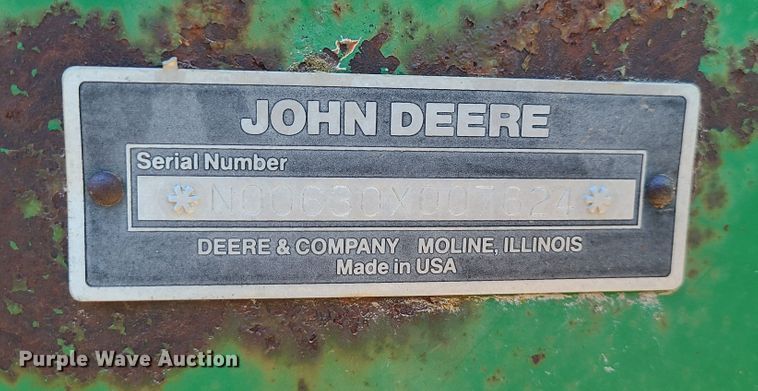 image for item GB9163 John Deere 630  tandem off-set disk