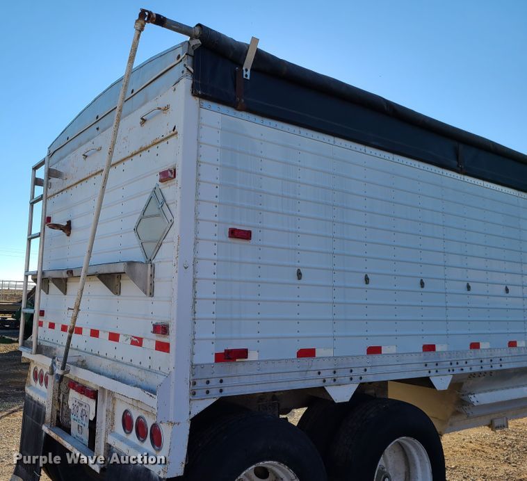 image for item GB9165 1985 Timpte  grain trailer