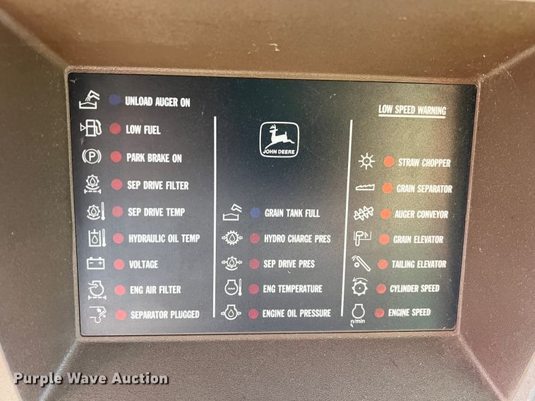 image for item ID9651 1996 John Deere 9600  RWA combine