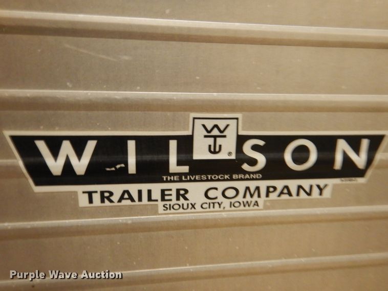 image for item JH9913 2008 Wilson PSGN-9332T  livestock trailer