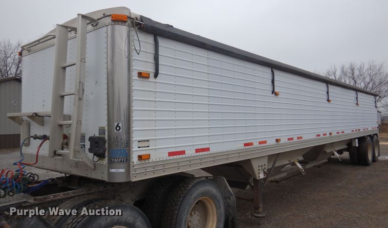 image for item JJ9748 2009 Timpte Super Hopper  grain trailer