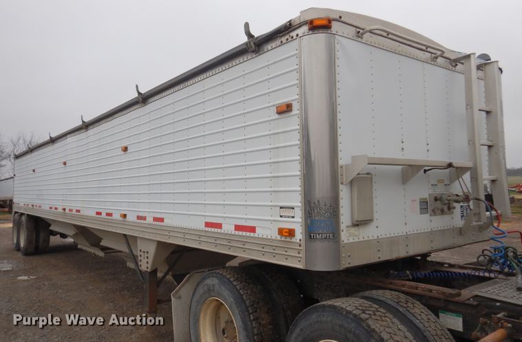 image for item JJ9748 2009 Timpte Super Hopper  grain trailer