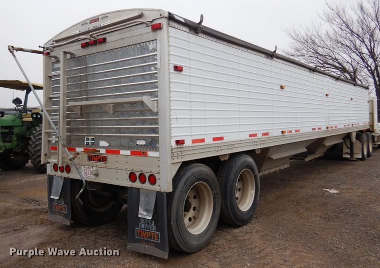 image for item JJ9748 2009 Timpte Super Hopper  grain trailer