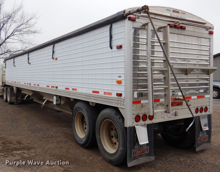 image for item JJ9748 2009 Timpte Super Hopper  grain trailer