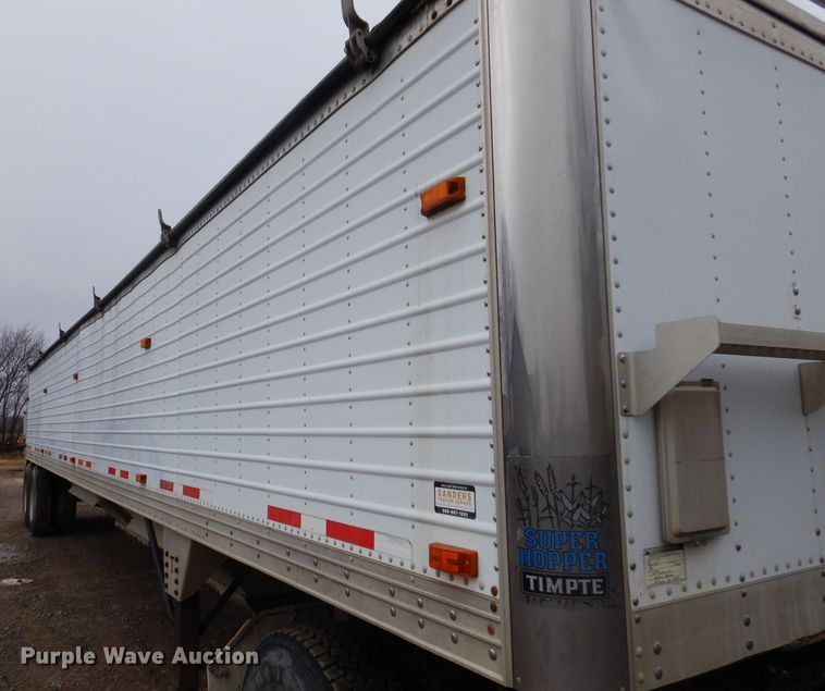 image for item JJ9748 2009 Timpte Super Hopper  grain trailer