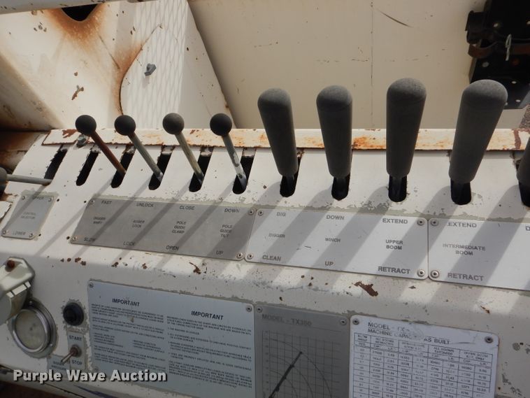 image for item DJ8897 1995 Ford FT900  digger derrick truck