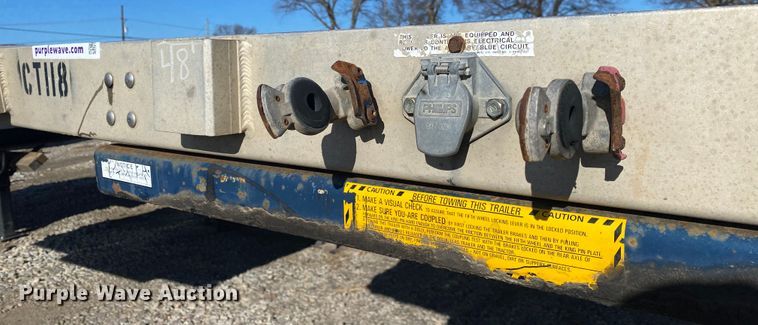 image for item DL6815 2002 Utility FS2CHA  flatbed trailer