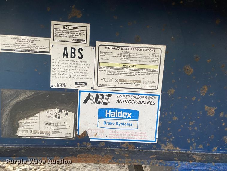 image for item DL6816 2002 Utility FS2CHA  flatbed trailer