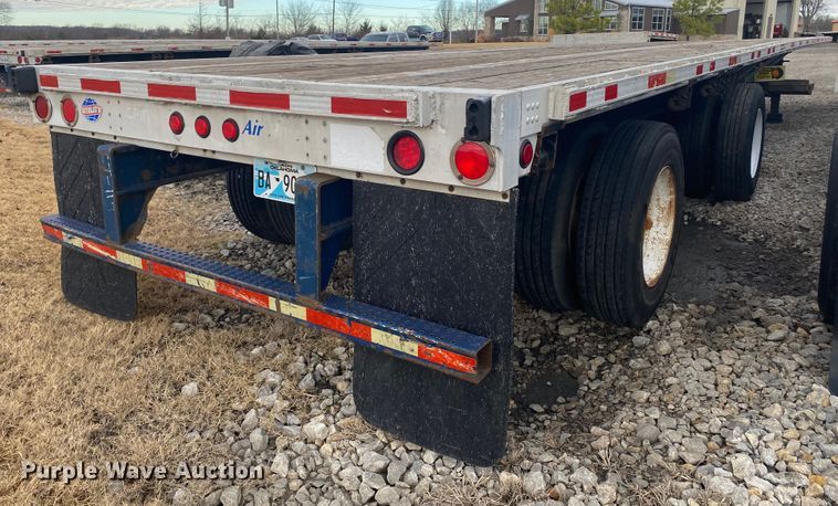 image for item DL6817 2002 Utility  flatbed trailer