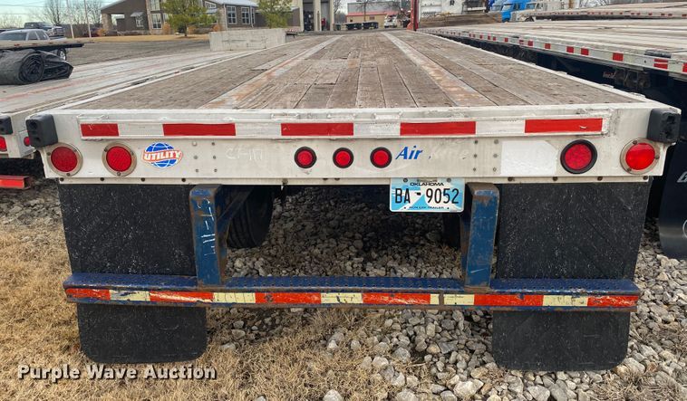 image for item DL6817 2002 Utility  flatbed trailer