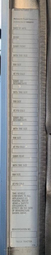 image for item GB9164 1996 Kenworth T600  semi truck