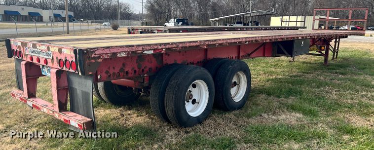 image for item ID9625 1995 Transcraft TL2000  flatbed trailer