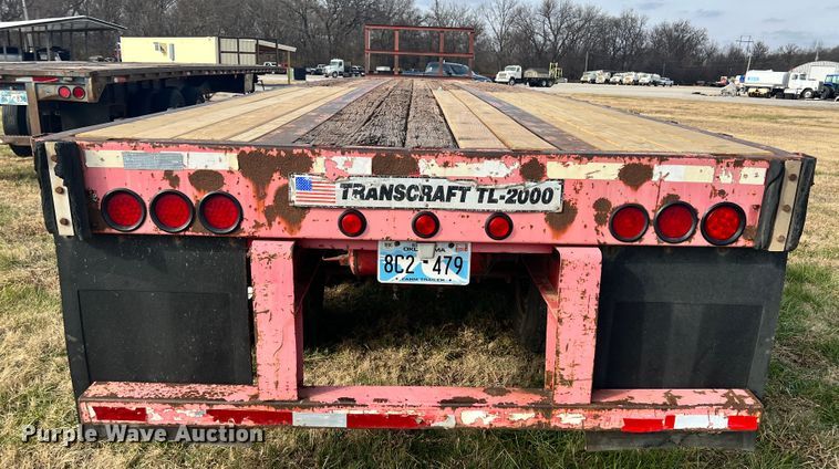 image for item ID9625 1995 Transcraft TL2000  flatbed trailer