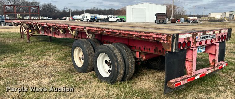 image for item ID9625 1995 Transcraft TL2000  flatbed trailer