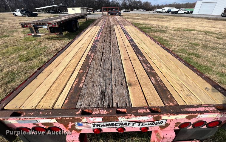image for item ID9625 1995 Transcraft TL2000  flatbed trailer