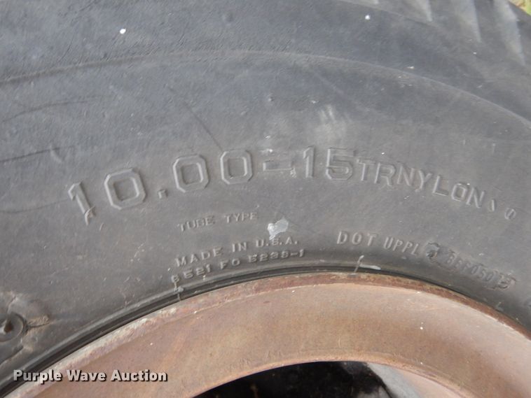 image for item IU9775 1974 Fontaine  drop deck equipment trailer