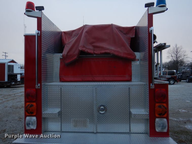image for item DH8148 1995 Ford F800  pumper fire truck