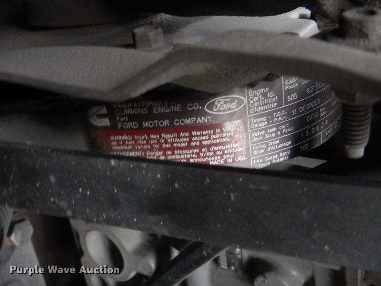 image for item DH8148 1995 Ford F800  pumper fire truck