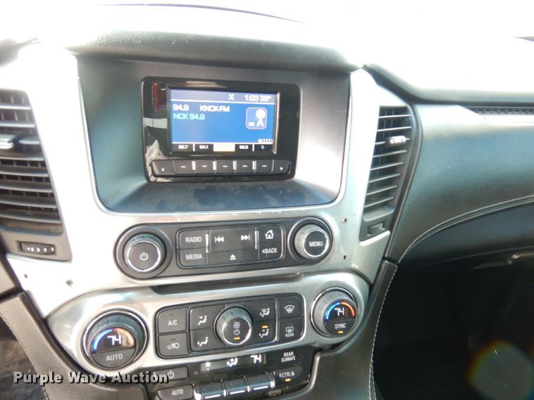 image for item DH8785 2015 Chevrolet Tahoe Police  SUV