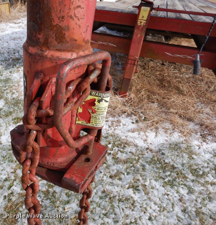 image for item DN2660 1997 Blair  equipment trailer