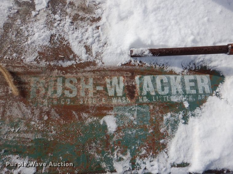 image for item DN2661 2001 Bush Wacker T-180  batwing rotary mower