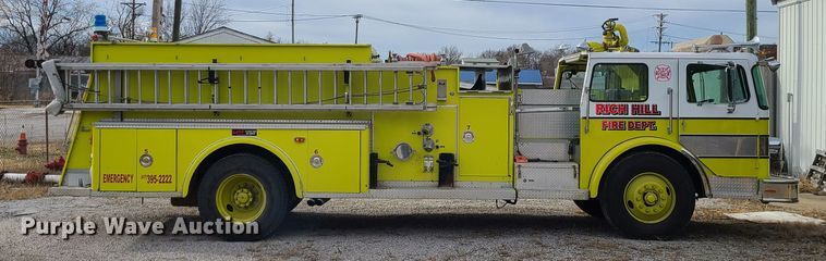 image for item GB9180 1974 Pierce A1823-301  pumper fire truck