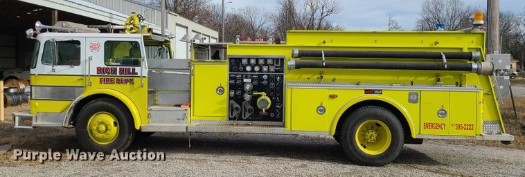 image for item GB9180 1974 Pierce A1823-301  pumper fire truck