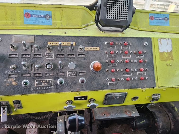 image for item GB9180 1974 Pierce A1823-301  pumper fire truck