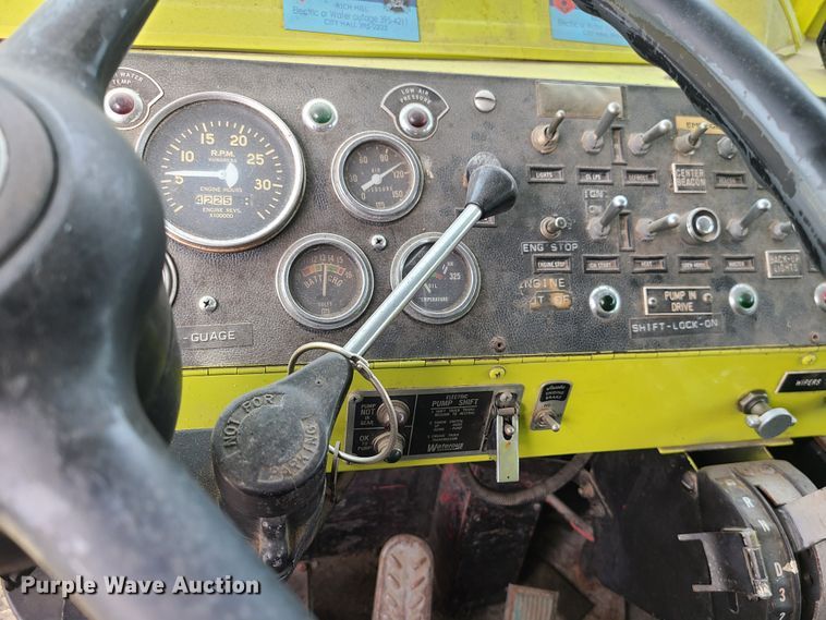 image for item GB9180 1974 Pierce A1823-301  pumper fire truck