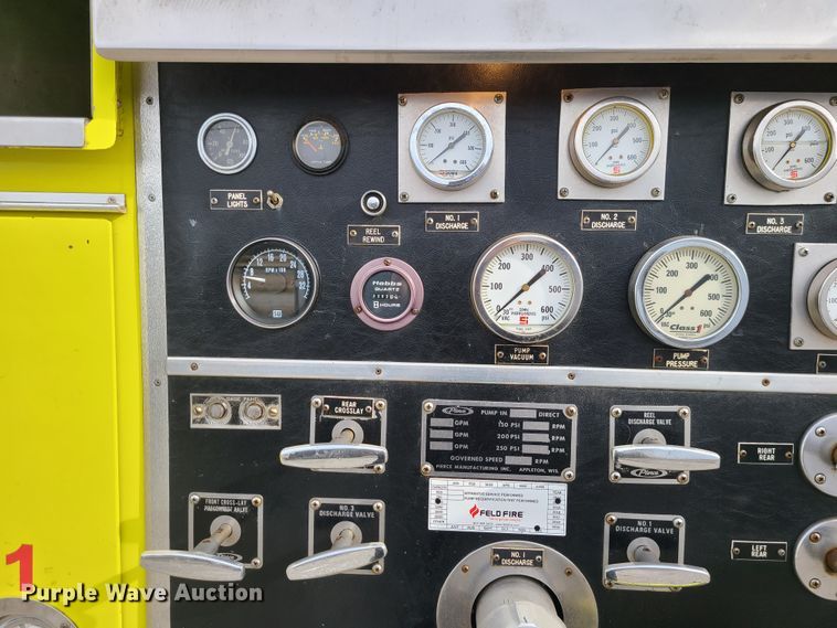 image for item GB9180 1974 Pierce A1823-301  pumper fire truck