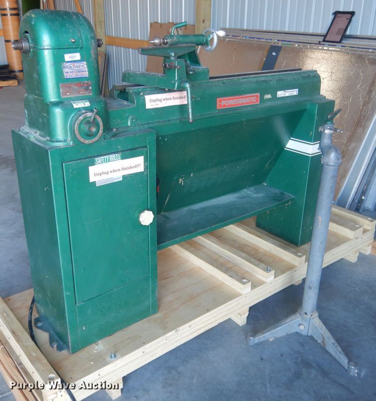 image for item HU9374 Powermatic 45  wood lathe