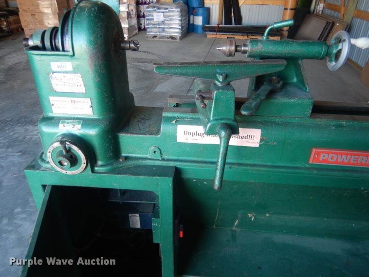 image for item HU9374 Powermatic 45  wood lathe