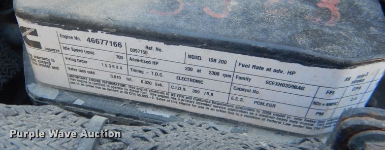 image for item HU9375 2008 Blue Bird Vision  school bus