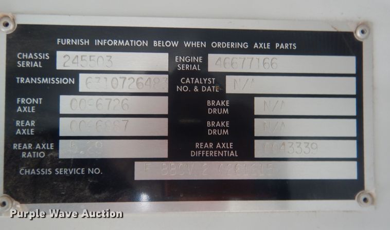 image for item HU9375 2008 Blue Bird Vision  school bus