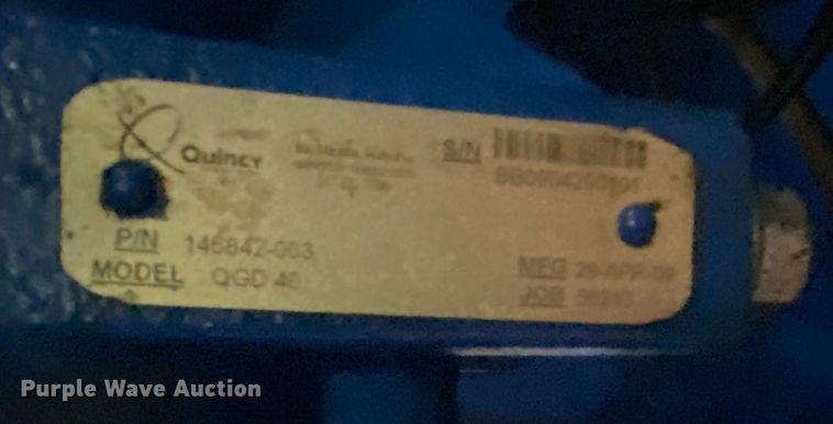 image for item IG9524 Quincy QGD-40  air compressor