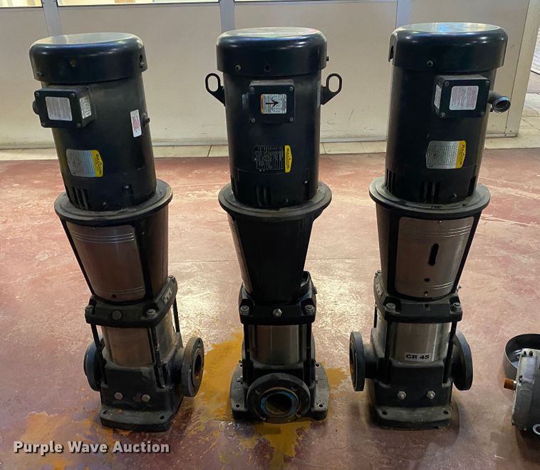 image for item IG9530 (3) Grundfos CR-45 pumps