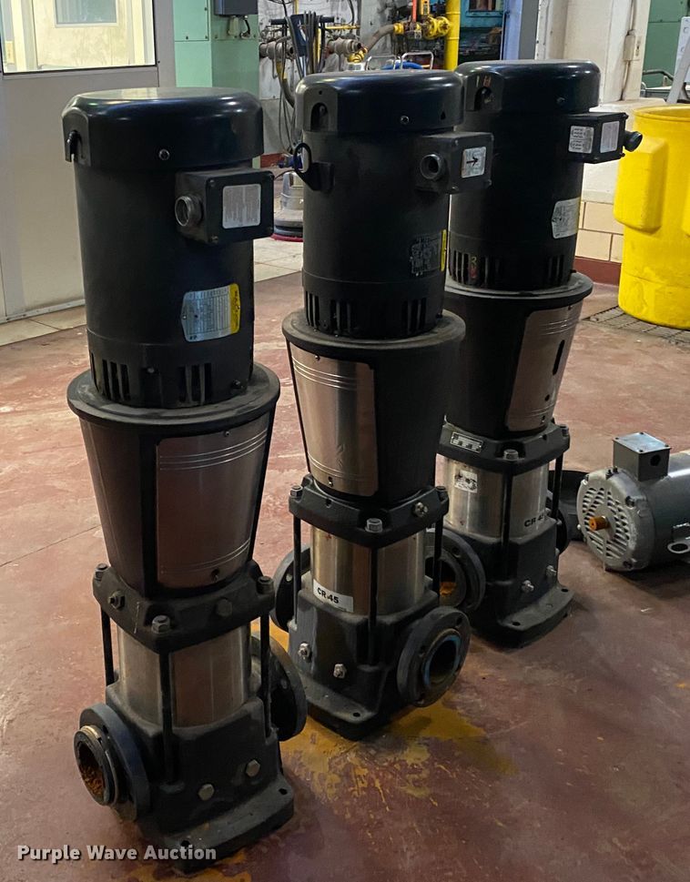 image for item IG9530 (3) Grundfos CR-45 pumps