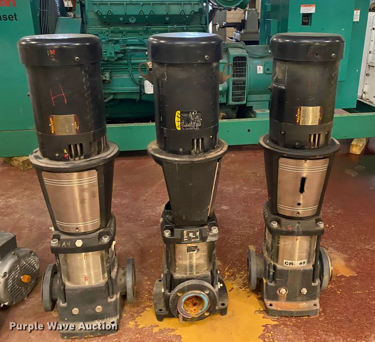image for item IG9530 (3) Grundfos CR-45 pumps