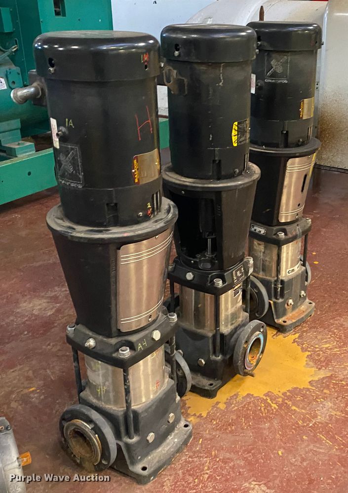 image for item IG9530 (3) Grundfos CR-45 pumps