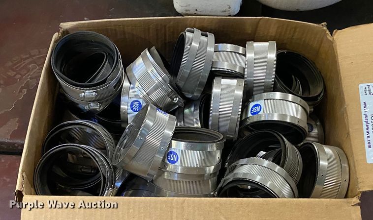 image for item IG9532 Approximately 24 no-hub 4" couplings