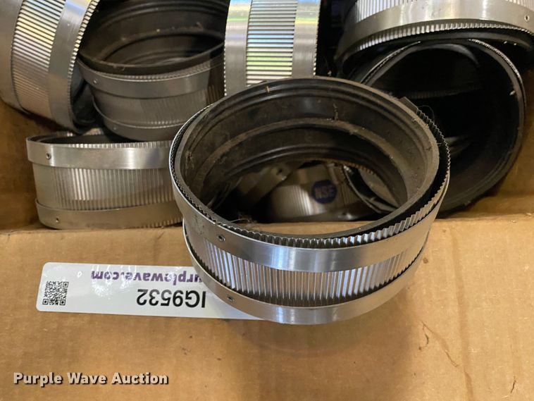 image for item IG9532 Approximately 24 no-hub 4" couplings