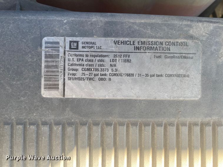 image for item IG9571 2012 Chevrolet Tahoe  SUV