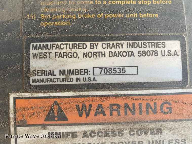 image for item IG9578 Bradco Bear Cat 74800  skid steer wood chipper