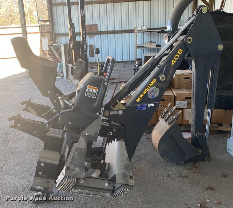 image for item IG9579 Bradco 408  skid steer backhoe