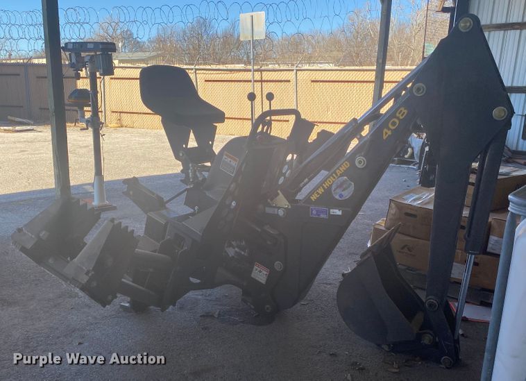 image for item IG9579 Bradco 408  skid steer backhoe