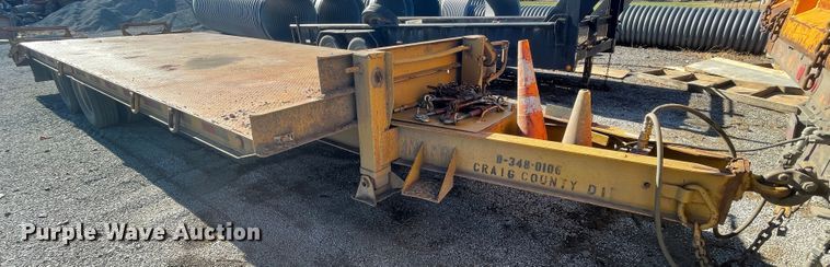 image for item IX9663 1999 Evaco DO10  equipment trailer