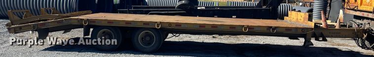 image for item IX9663 1999 Evaco DO10  equipment trailer